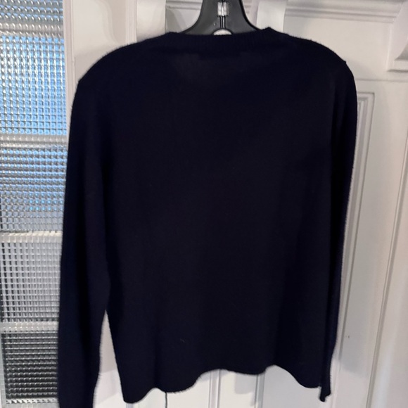 Vince women’s Navy blue Cashmere Sweater crew neck size small - Picture 3 of 11